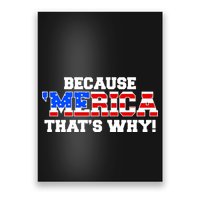 Because Merica Thats Why Poster