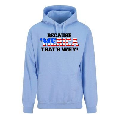 Because Merica Thats Why Unisex Surf Hoodie