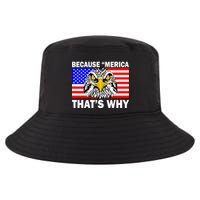 Because 'Merica That's Why! Eagle Cool Comfort Performance Bucket Hat