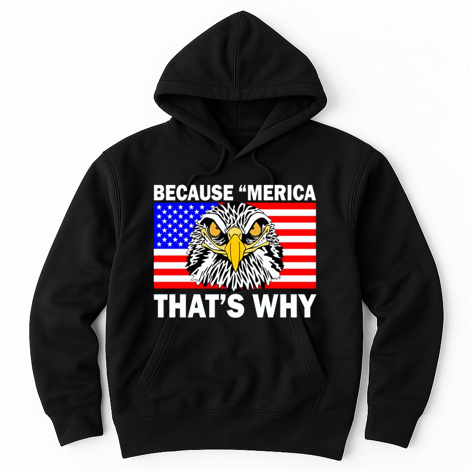 Because 'Merica That's Why! Eagle Hoodie