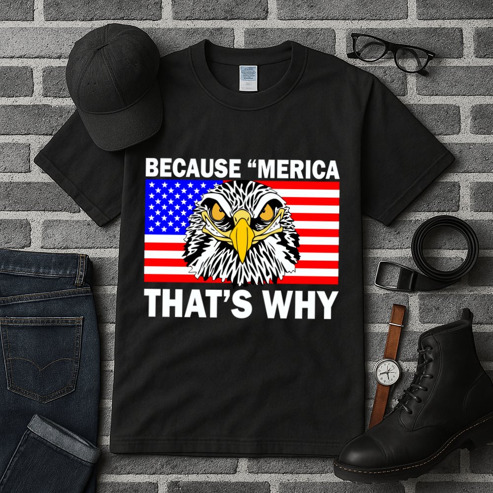 Because 'Merica That's Why! Eagle Tall T-Shirt
