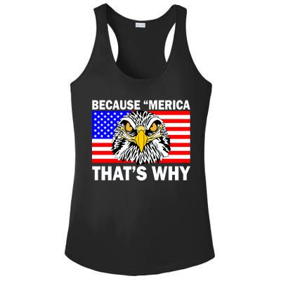 Because 'Merica That's Why! Eagle Ladies PosiCharge Competitor Racerback Tank