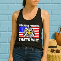 Because 'Merica That's Why! Eagle Womens Tank Top