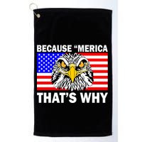 Because 'Merica That's Why! Eagle Golf Towel