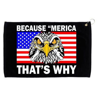 Because 'Merica That's Why! Eagle Grommeted Golf Towel