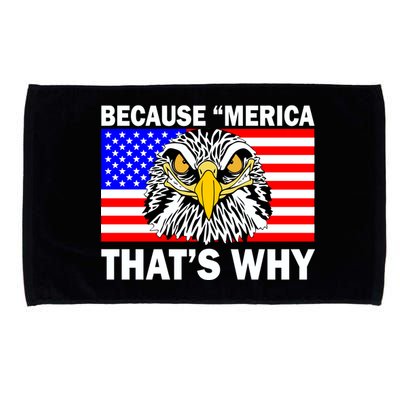 Because 'Merica That's Why! Eagle Microfiber Hand Towel