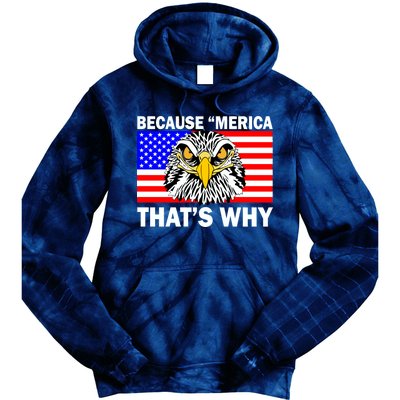 Because 'Merica That's Why! Eagle Tie Dye Hoodie