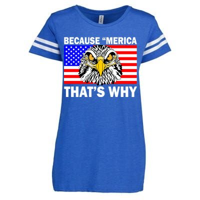 Because 'Merica That's Why! Eagle Enza Ladies Jersey Football T-Shirt