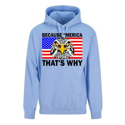 Because 'Merica That's Why! Eagle Unisex Surf Hoodie