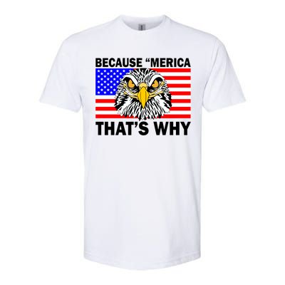 Because 'Merica That's Why! Eagle Softstyle CVC T-Shirt