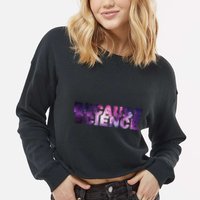Because Science Cropped Pullover Crew
