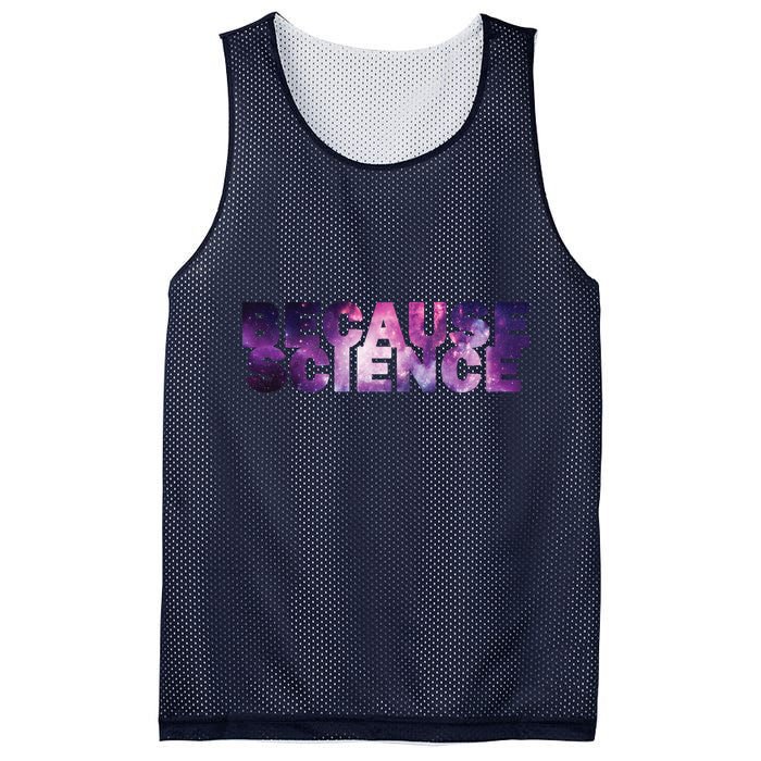 Because Science Mesh Reversible Basketball Jersey Tank