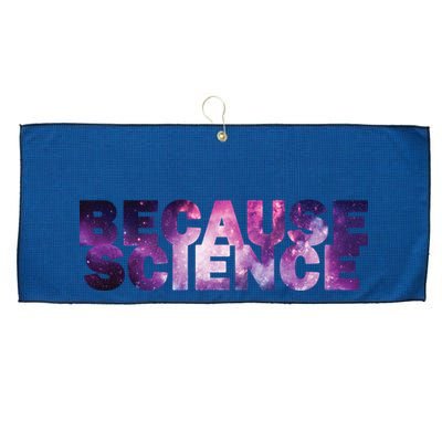 Because Science Large Microfiber Waffle Golf Towel