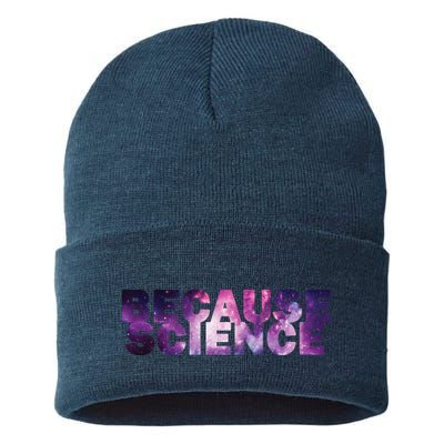 Because Science Sustainable Knit Beanie