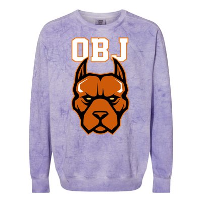 Beckham Jr Dawg Pound OBJ Colorblast Crewneck Sweatshirt