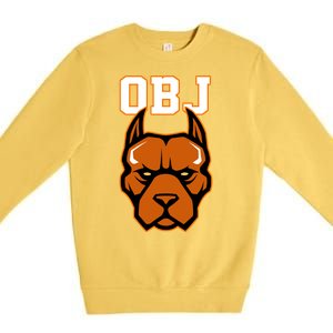 Beckham Jr Dawg Pound OBJ Premium Crewneck Sweatshirt