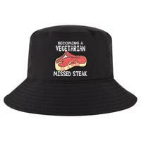 Becoming A Vegetarian is a Huge Missed Steak Cool Comfort Performance Bucket Hat