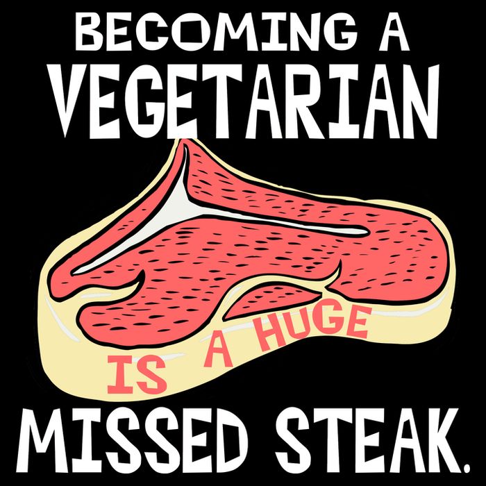 Becoming A Vegetarian is a Huge Missed Steak Cooling Performance Crew T-Shirt