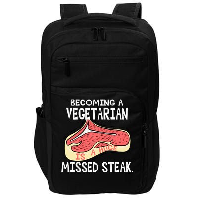 Becoming A Vegetarian is a Huge Missed Steak Impact Tech Backpack