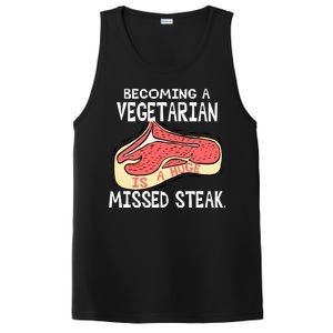 Becoming A Vegetarian is a Huge Missed Steak PosiCharge Competitor Tank