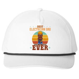 Best Electrician Dad Ever Electronics Engineer Gift Snapback Five-Panel Rope Hat