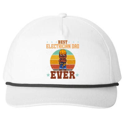 Best Electrician Dad Ever Electronics Engineer Gift Snapback Five-Panel Rope Hat