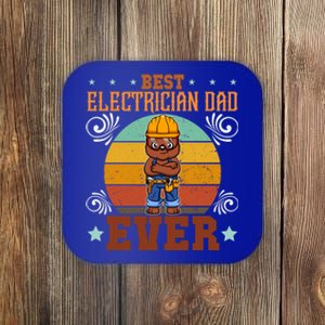 Best Electrician Dad Ever Electronics Engineer Gift Coaster