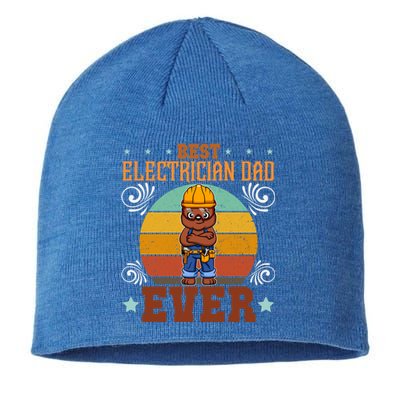 Best Electrician Dad Ever Electronics Engineer Gift Sustainable Beanie