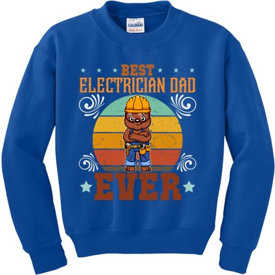 Best Electrician Dad Ever Electronics Engineer Gift Kids Sweatshirt