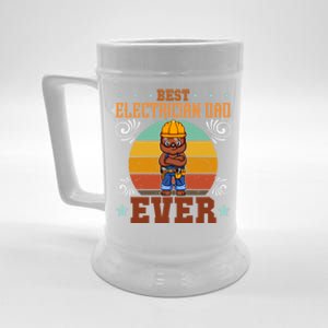 Best Electrician Dad Ever Electronics Engineer Gift Beer Stein