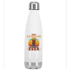 Best Electrician Dad Ever Electronics Engineer Gift Stainless Steel Insulated Water Bottle