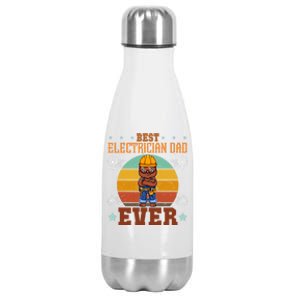 Best Electrician Dad Ever Electronics Engineer Gift Stainless Steel Insulated Water Bottle