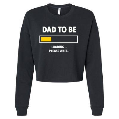 Best Expecting Dad, Daddy & Father Cropped Pullover Crew