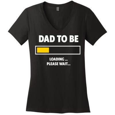 Best Expecting Dad, Daddy & Father Women's V-Neck T-Shirt