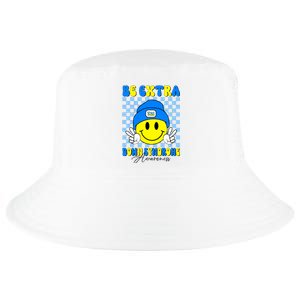 Be Extra Down Syndrome Awareness Yellow And Blue Smile Face Cool Comfort Performance Bucket Hat