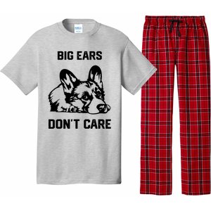 big ears don't care Corgi Pajama Set