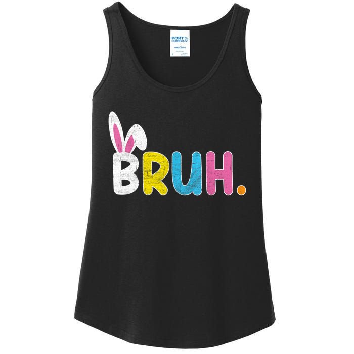 Bruh Easter Day Meme Funny Saying Bro Greeting Teens Ladies Essential Tank