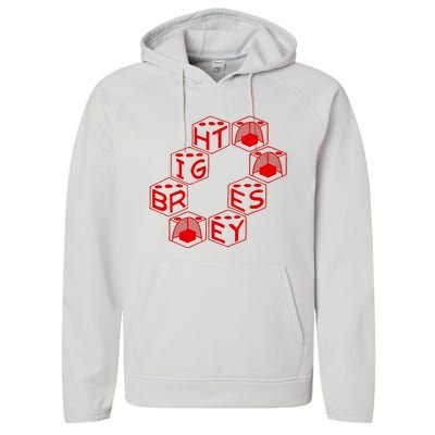 Bright Eyes Dice Logo Performance Fleece Hoodie