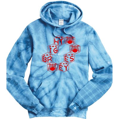 Bright Eyes Dice Logo Tie Dye Hoodie