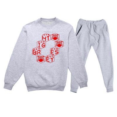 Bright Eyes Dice Logo Premium Crewneck Sweatsuit Set