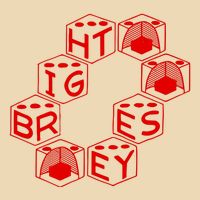 Bright Eyes Dice Logo Zip Tote Bag