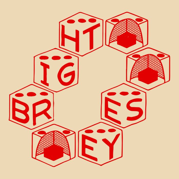 Bright Eyes Dice Logo Zip Tote Bag