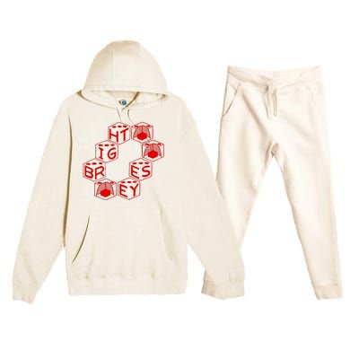 Bright Eyes Dice Logo Premium Hooded Sweatsuit Set