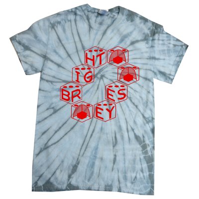 Bright Eyes Dice Logo Tie-Dye T-Shirt