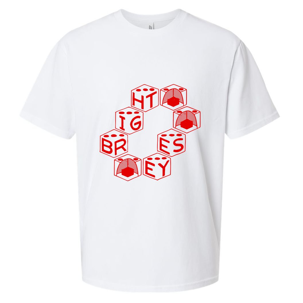 Bright Eyes Dice Logo Sueded Cloud Jersey T-Shirt