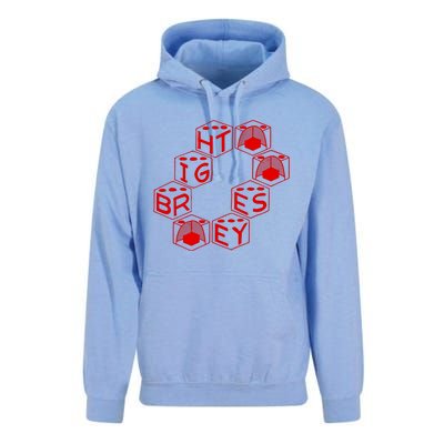 Bright Eyes Dice Logo Unisex Surf Hoodie