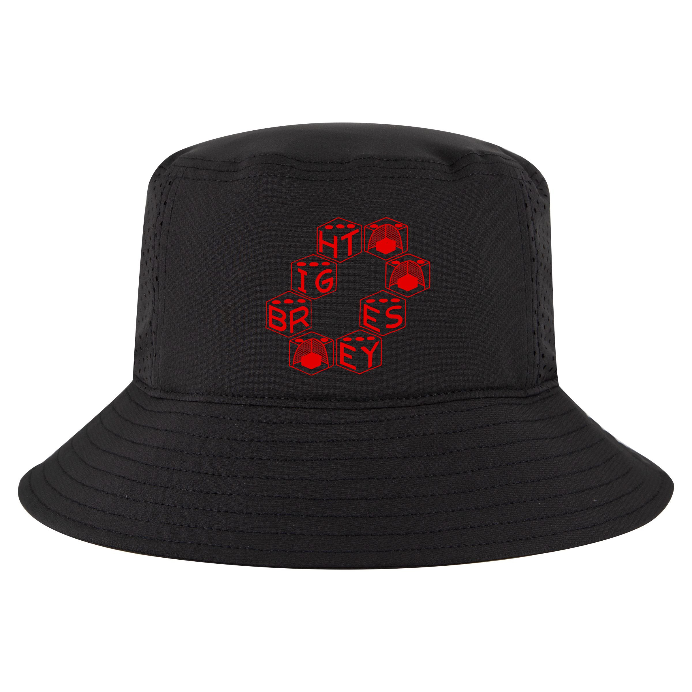 Bright Eyes Dice Logo Cool Comfort Performance Bucket Hat