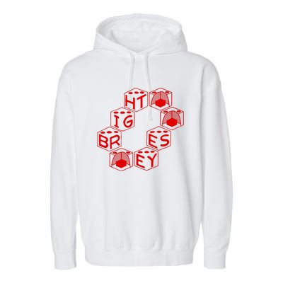 Bright Eyes Dice Logo Garment-Dyed Fleece Hoodie