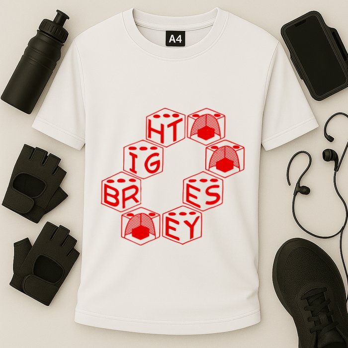 Bright Eyes Dice Logo Cooling Performance Crew T-Shirt