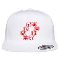Bright Eyes Dice Logo Flat Bill Trucker Hat